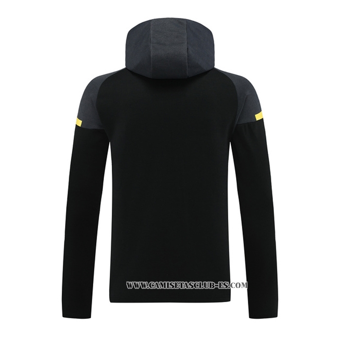Chaqueta con Capucha del Borussia Dortmund 24-25 Negro